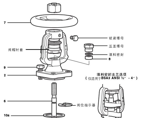 波纹管截止阀结构图(1)