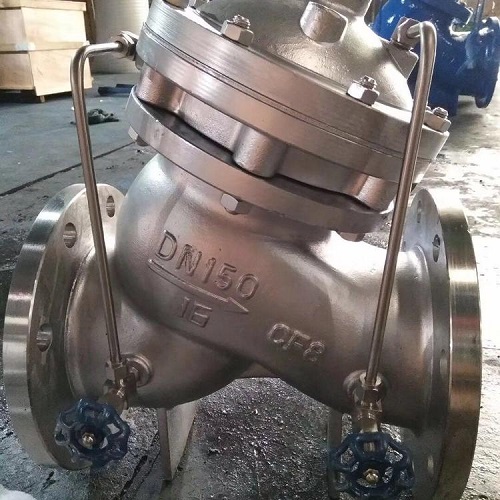 JD745X不锈钢多功能水泵控制阀